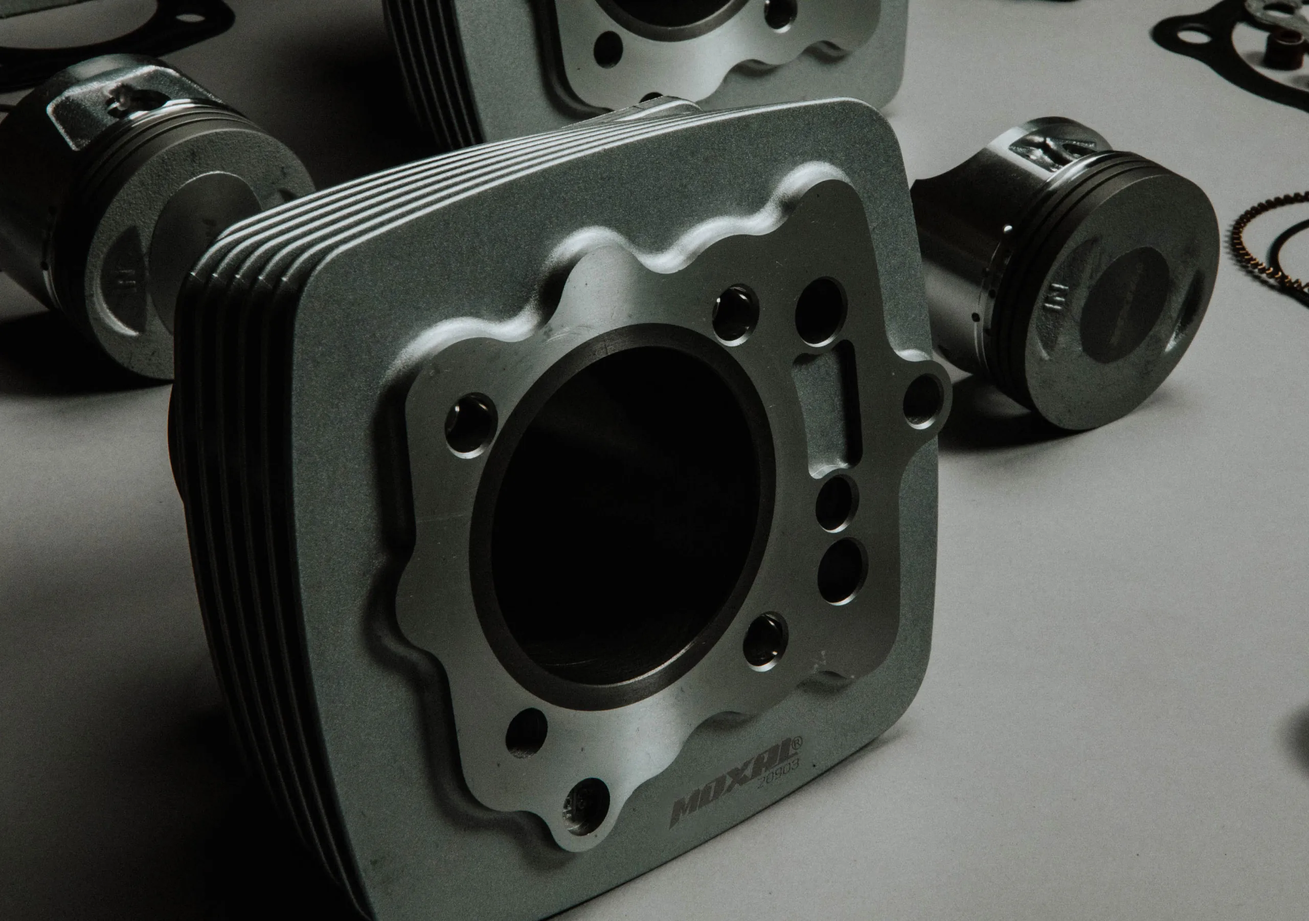 Kit de cilindro MOXAL — aleación de aluminio con pistón forjado para motos